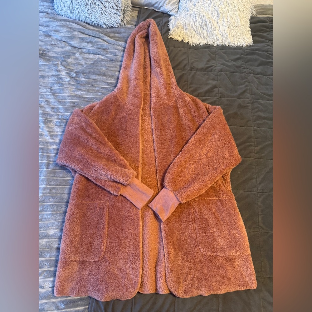 Amazon Women's Teddy Jacket in Rust
